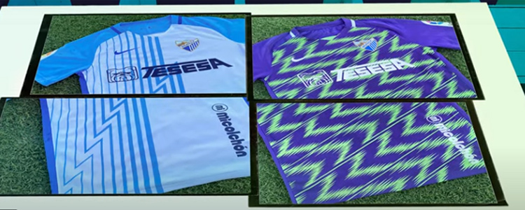 camisetas Malaga replicas 2020-2021